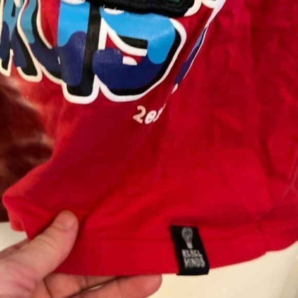 Rebel Minds Street Capitalist Red Short Sleeve T-Shirt. 🔥Graphic. Large - Picture 5 of 5